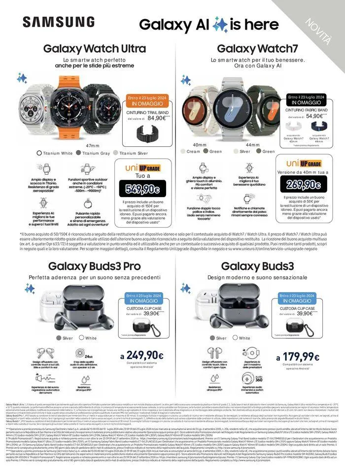 Estate alla grande da Unieuro! da 5 luglio a 18 luglio di 2024 - Pagina del volantino 32
