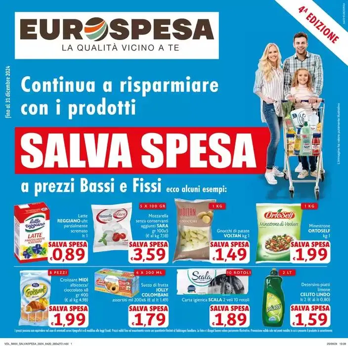 Salva spesa da 10 ottobre a 31 dicembre di 2024 - Pagina del volantino 1