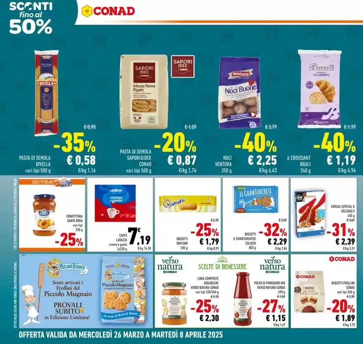 Sconti Fino al 50% da 26 marzo a 8 aprile di 2025 - Pagina del volantino 8