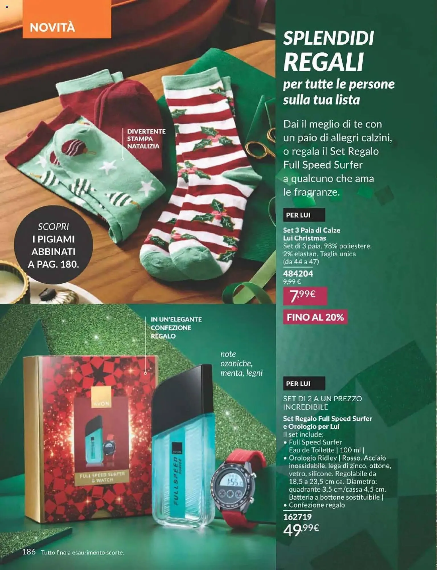 Catalogo Avon da 1 dicembre a 30 dicembre di 2025 - Pagina del volantino 186
