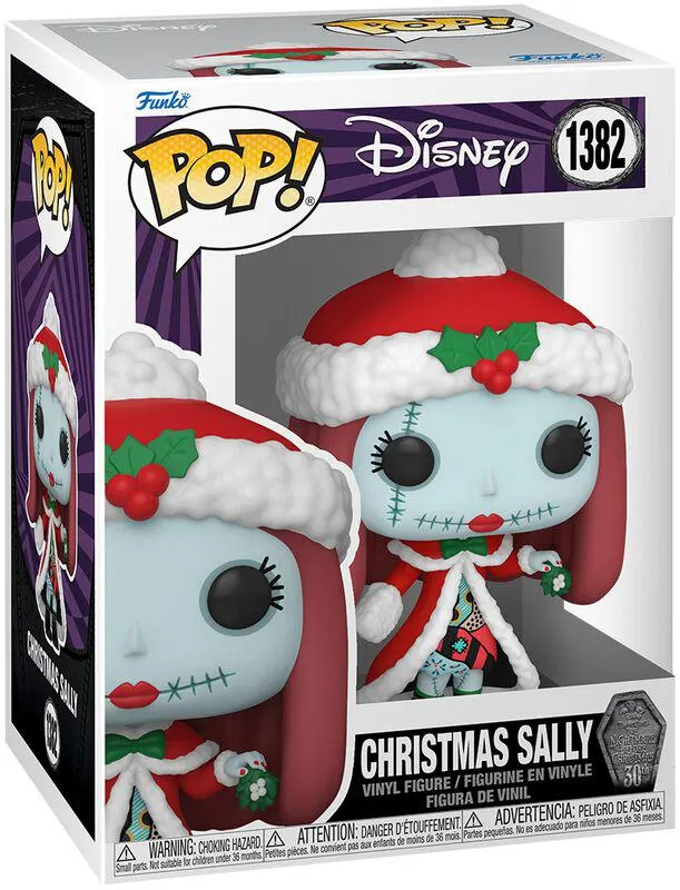 30th Anniversary - Christmas Sally vinyl figurine no. 1382 | Funko Pop! | multicolore | Nightmare Before Christmas