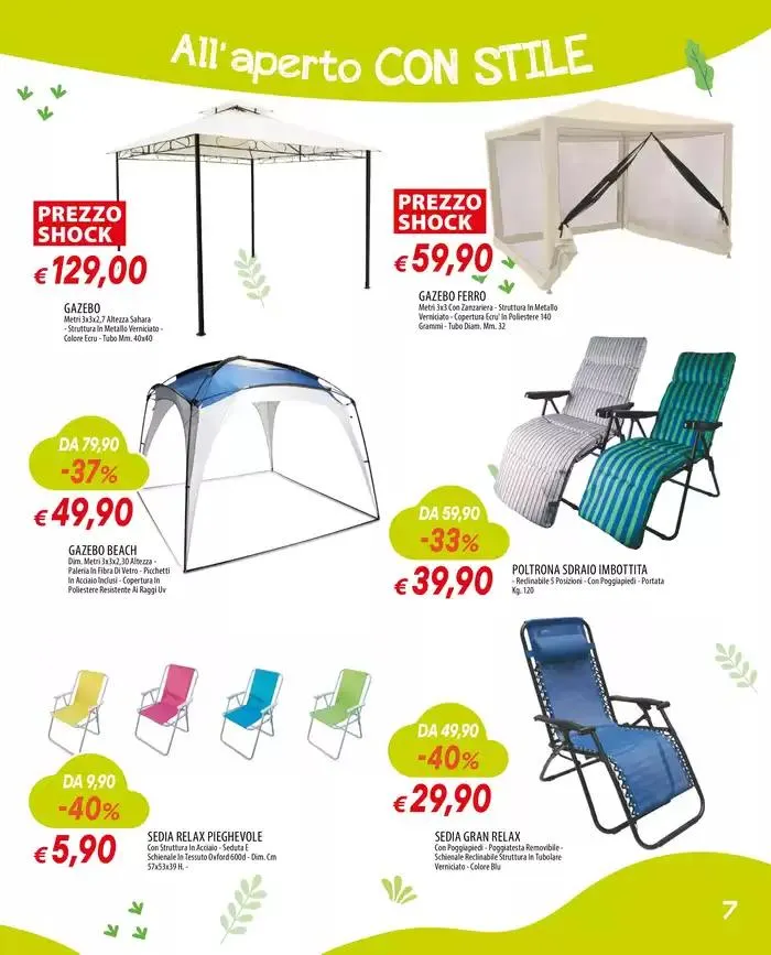 ALL'APERTO CON STILE da 22 aprile a 18 maggio di 2025 - Pagina del volantino 7
