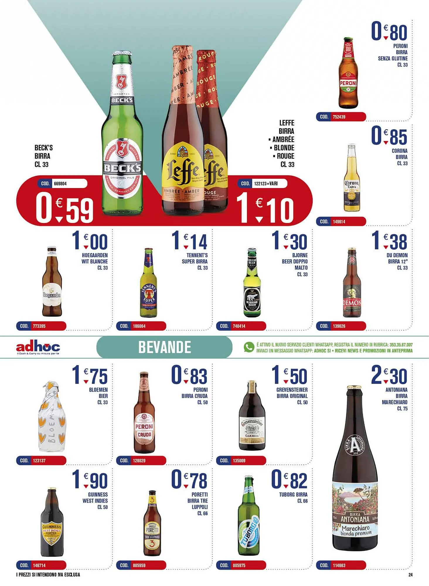 Volantino Adhoc da 9 ottobre a 22 ottobre di 2023 - Pagina del volantino 24