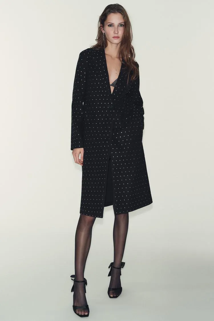 CAPPOTTO MORBIDO CON BRILLANTINI