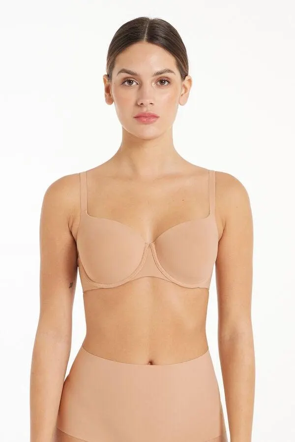 Sujetador Balconette Prague de Microfibra Reciclada con Cobertura Total