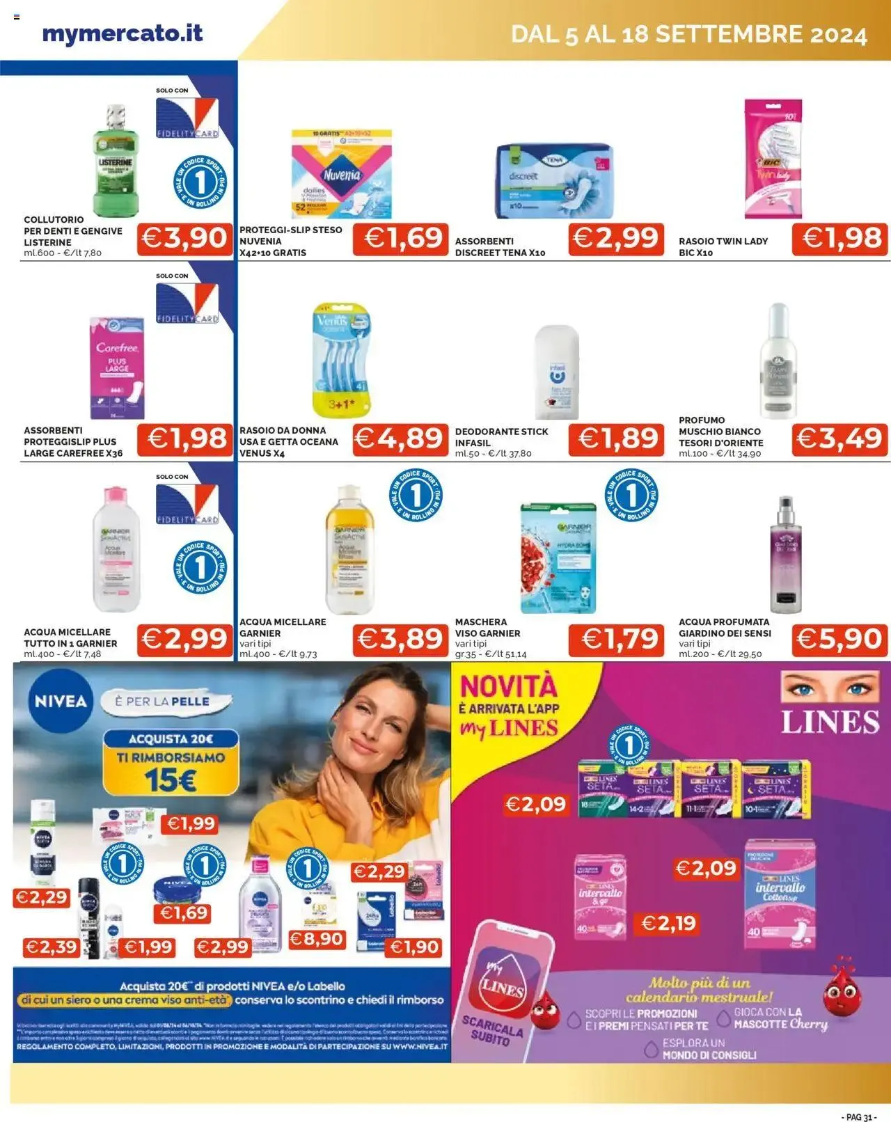 Volantino Mercatò da 5 settembre a 18 settembre di 2024 - Pagina del volantino 31