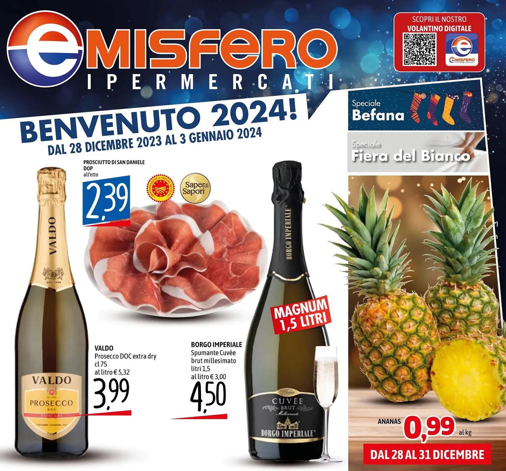 Volantino Emisfero da 28 dicembre a 3 gennaio di 2024 - Pagina del volantino 1