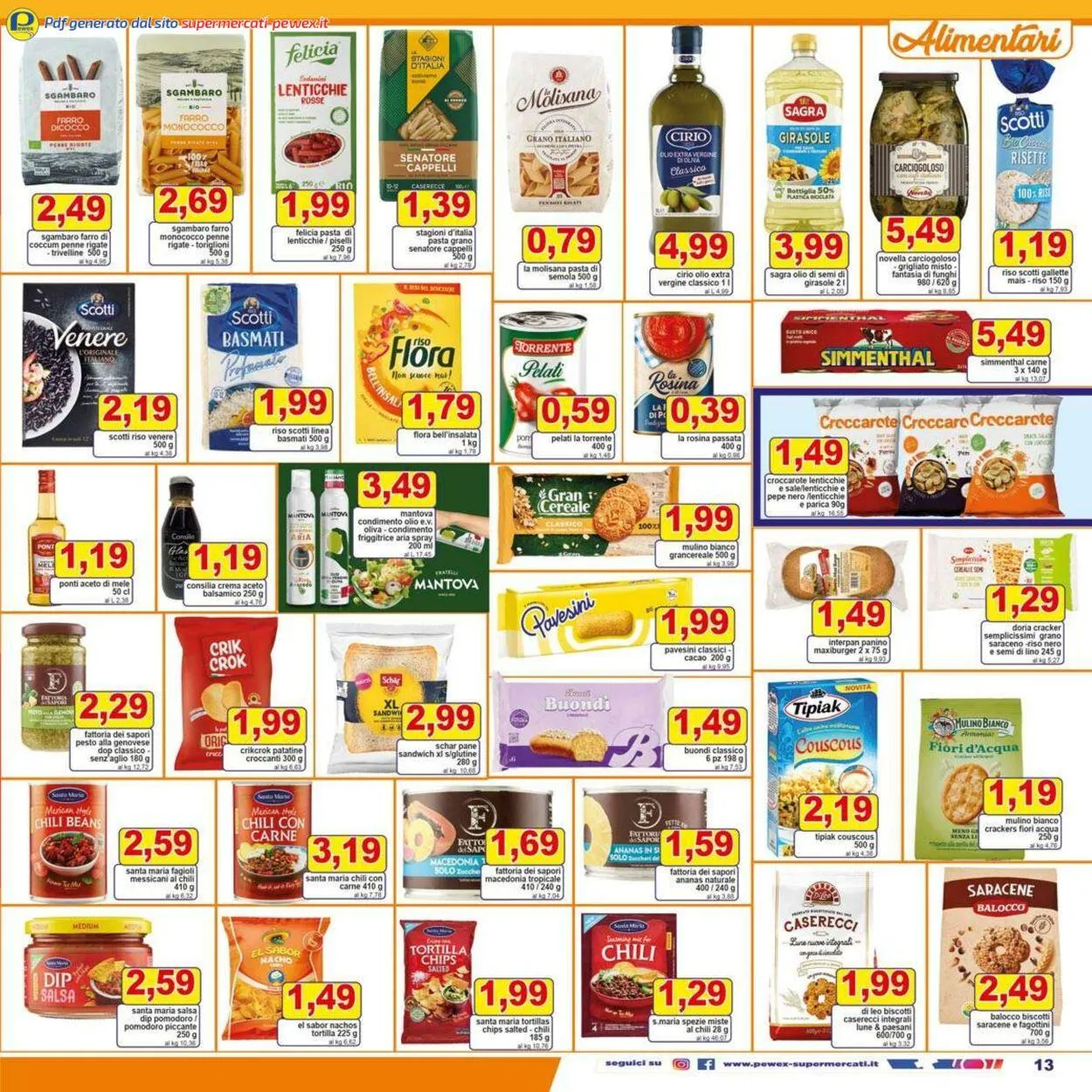 Pewex Volantino attuale da 25 luglio a 5 agosto di 2025 - Pagina del volantino 13