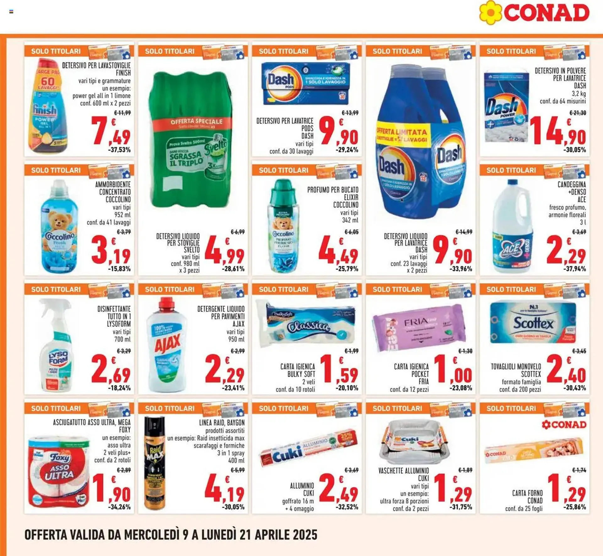 Volantino Conad da 9 aprile a 21 aprile di 2025 - Pagina del volantino 20