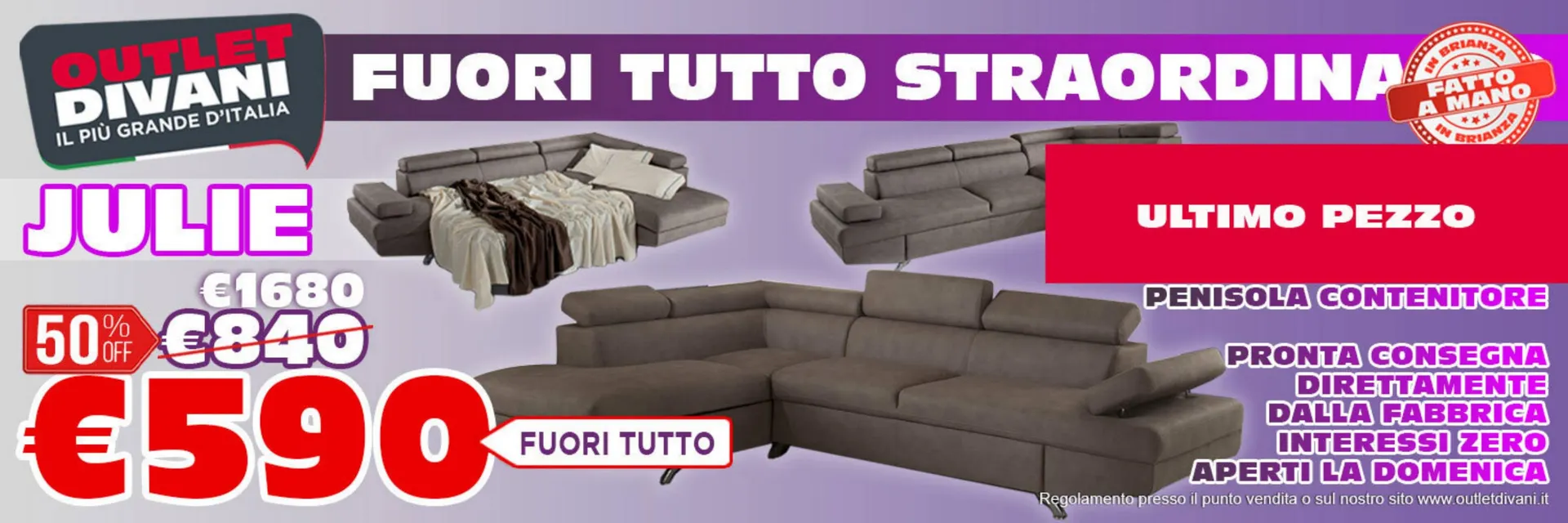 Volantino Outlet Divani - 1