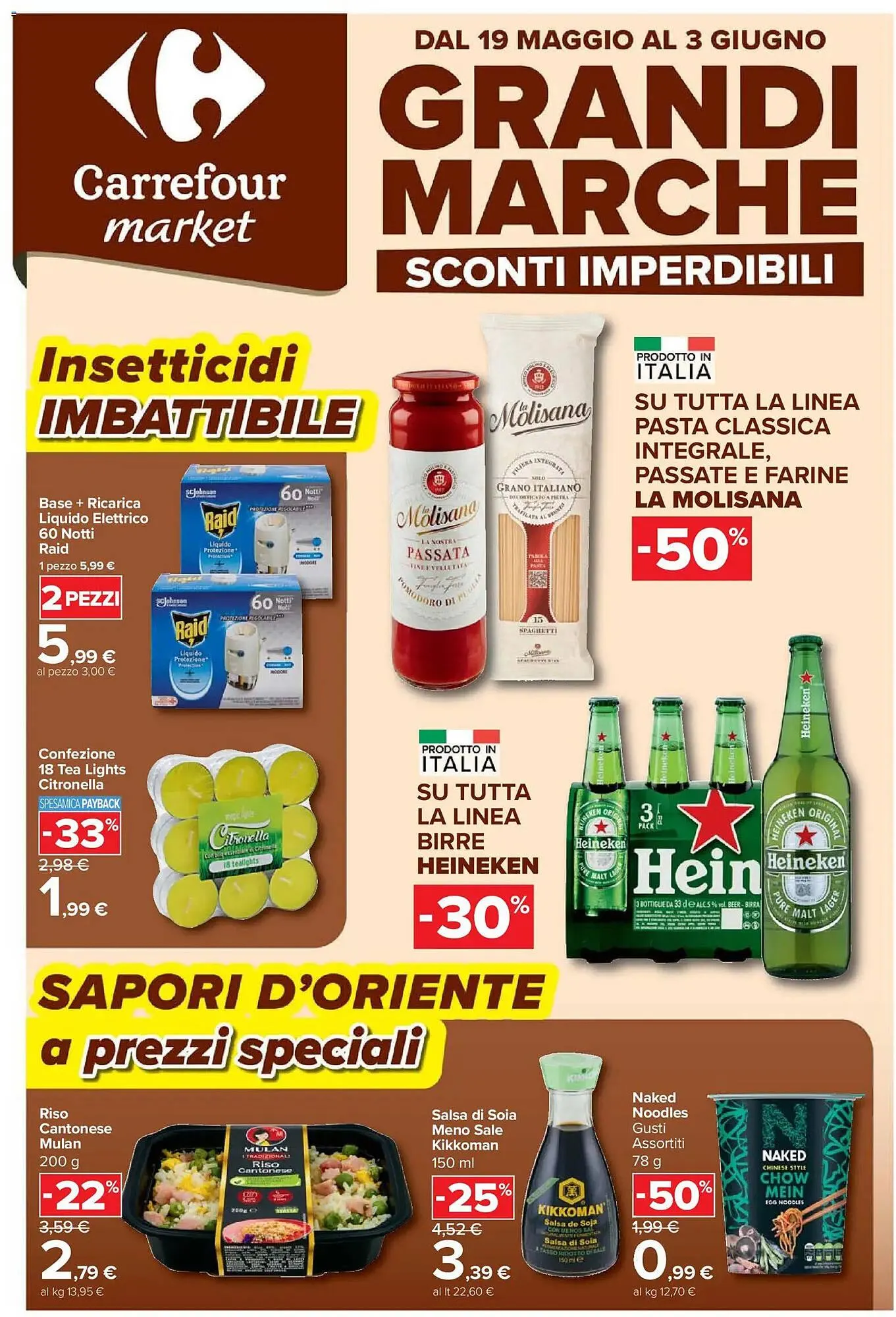Volantino Carrefour Market da 19 maggio a 3 giugno di 2026 - Pagina del volantino 1