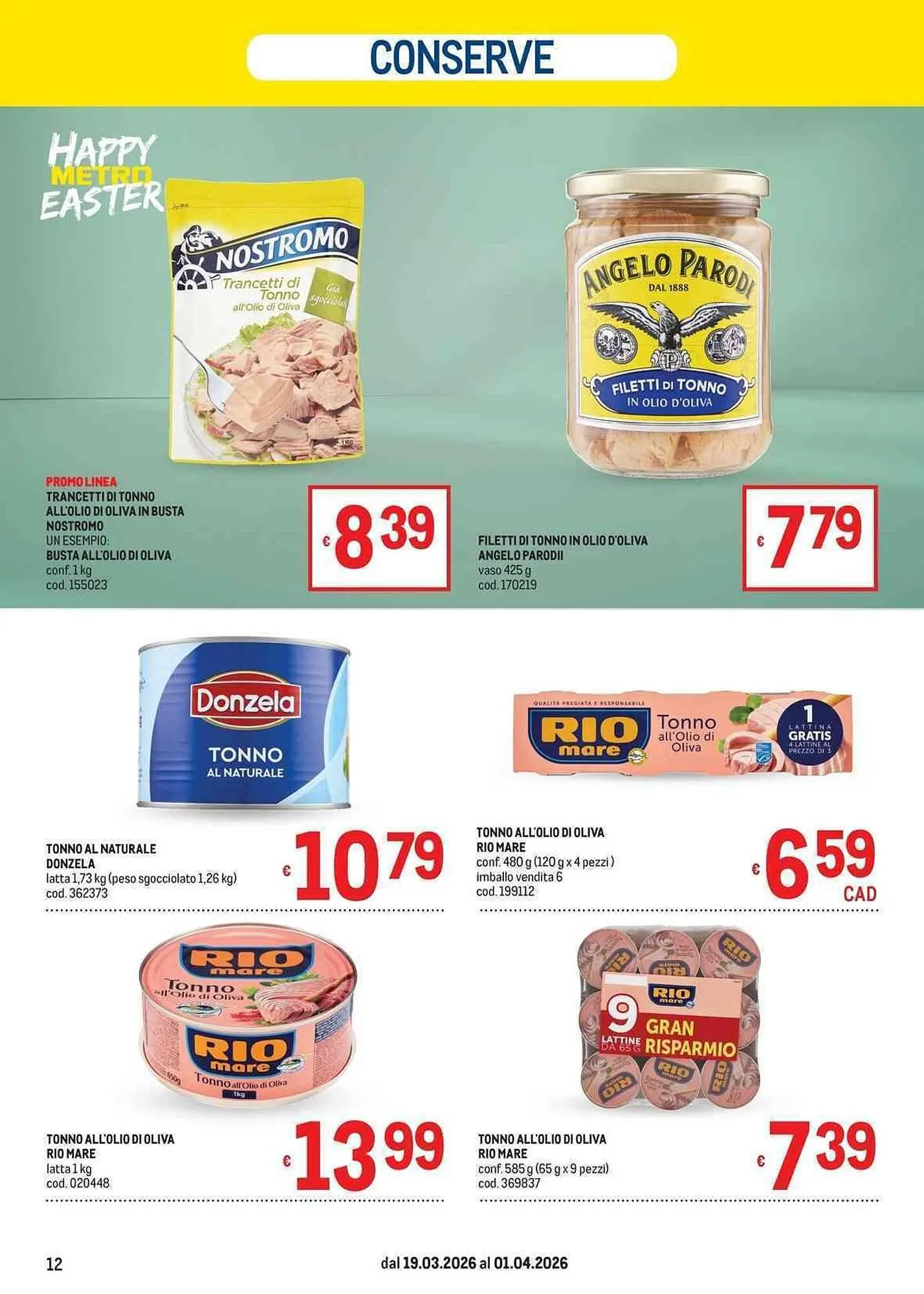 Volantino Metro da 19 marzo a 1 aprile di 2026 - Pagina del volantino 12