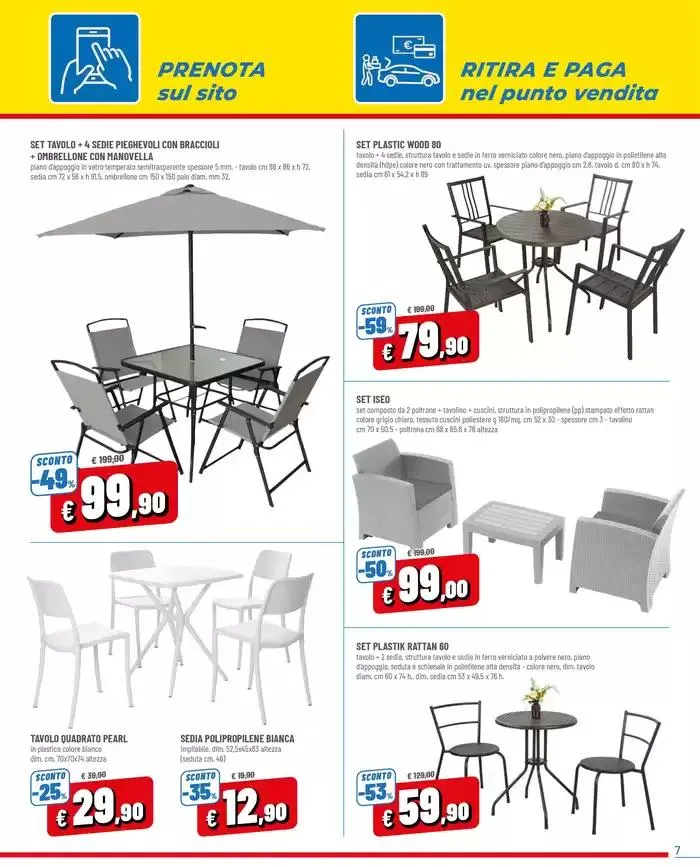 PRENOTA&RISPARMIA SOLO ONLINE da 10 marzo a 6 aprile di 2025 - Pagina del volantino 7