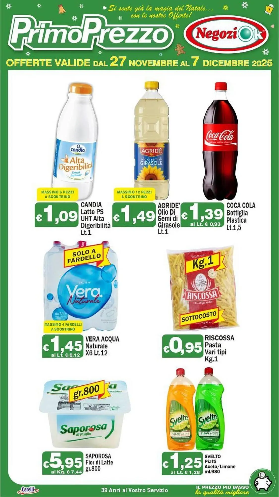 Volantino Primo Prezzo da 27 novembre a 7 dicembre di 2025 - Pagina del volantino 1