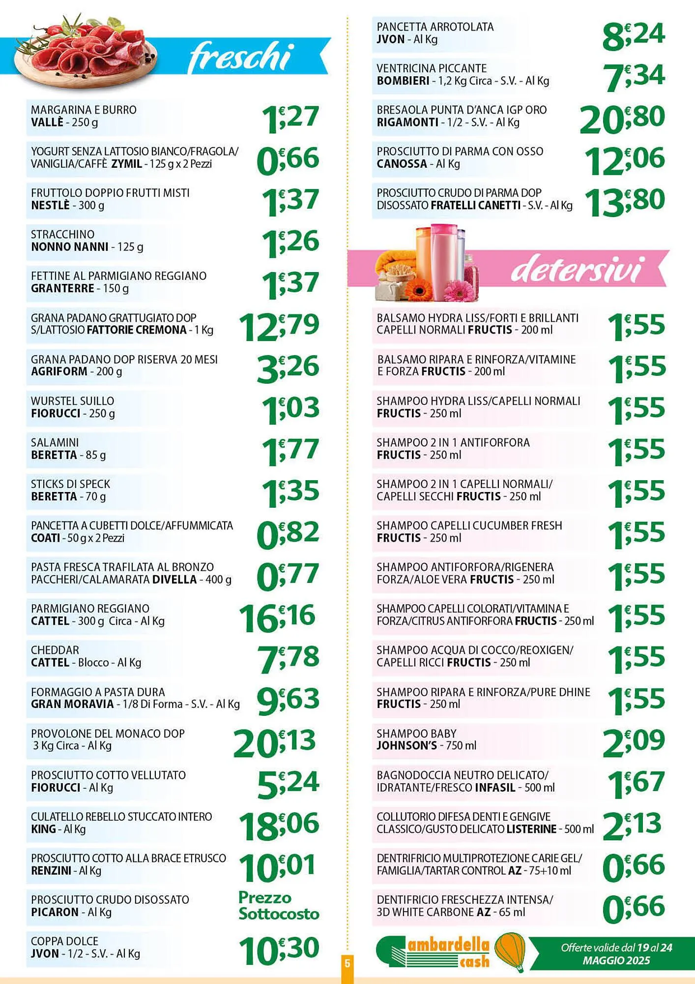 Volantino Gambardella Cash da 19 maggio a 24 maggio di 2025 - Pagina del volantino 5