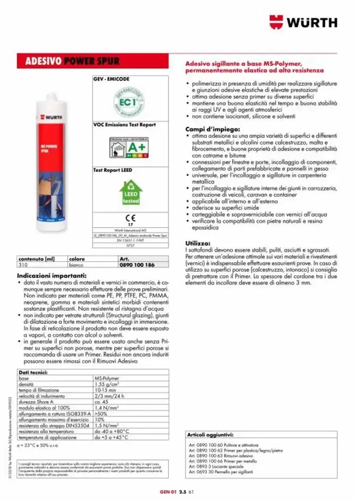 Catalogo generale da 29 aprile a 31 dicembre di 2025 - Pagina del volantino 148
