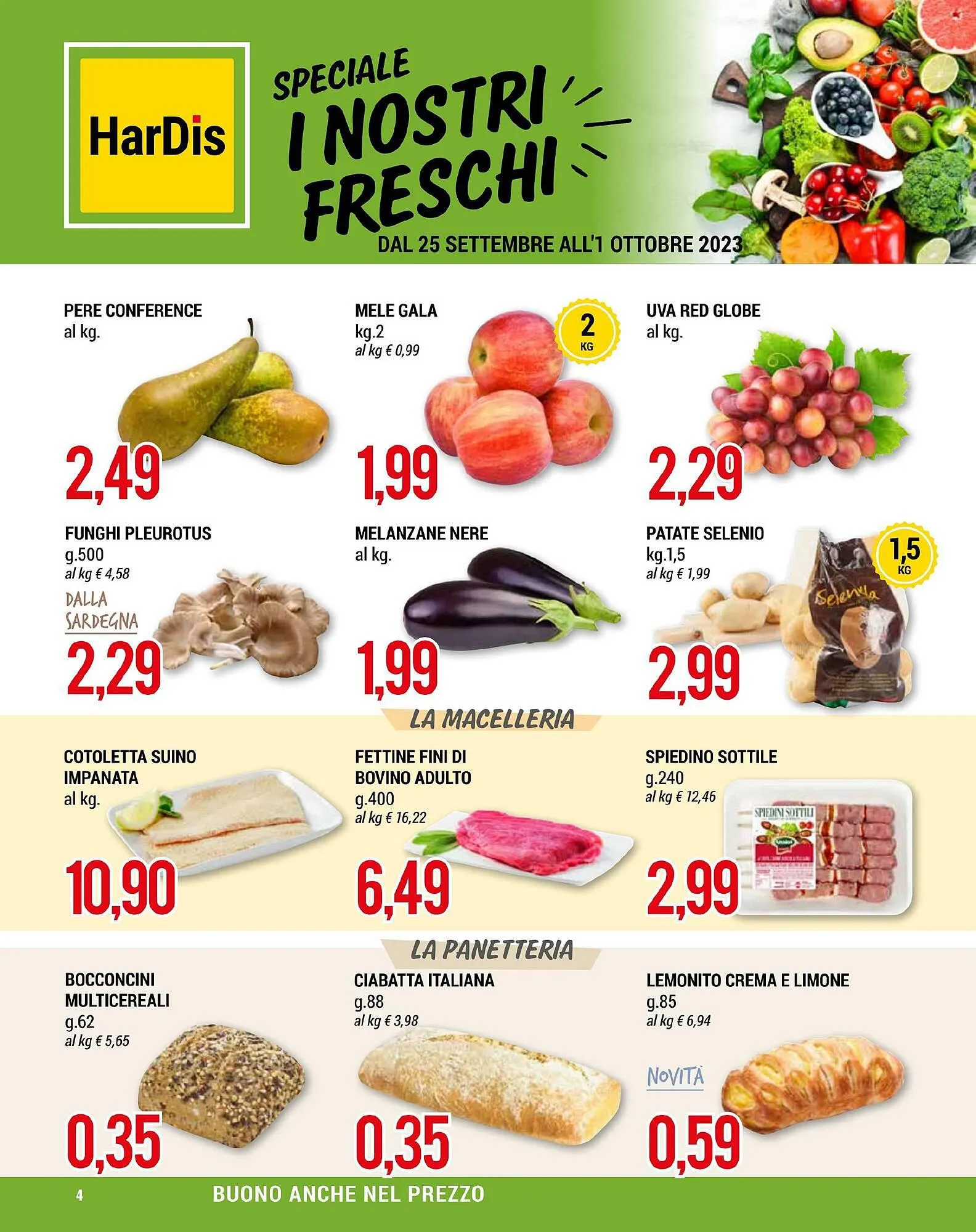 Volantino Hardis da 25 settembre a 1 ottobre di 2023 - Pagina del volantino 4