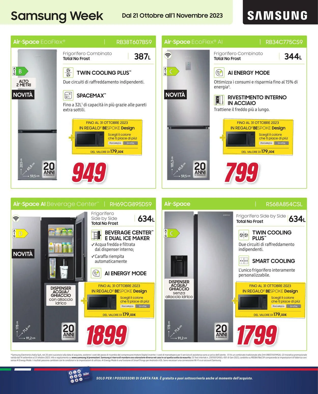 Trony - Roma Volantino attuale da 21 ottobre a 30 ottobre di 2023 - Pagina del volantino 22