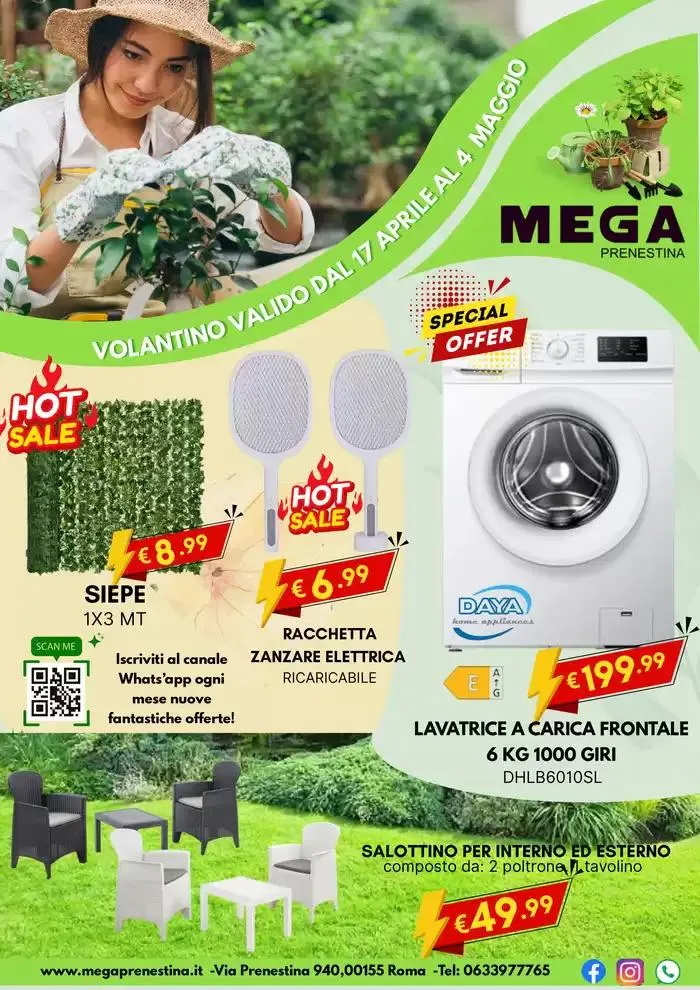 Mega Prenestina - Volantino valido dal 17 aprile al 4 maggio - 1
