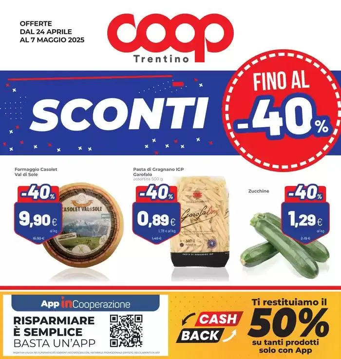 Sconti fino al 40% da 24 aprile a 7 maggio di 2025 - Pagina del volantino 1