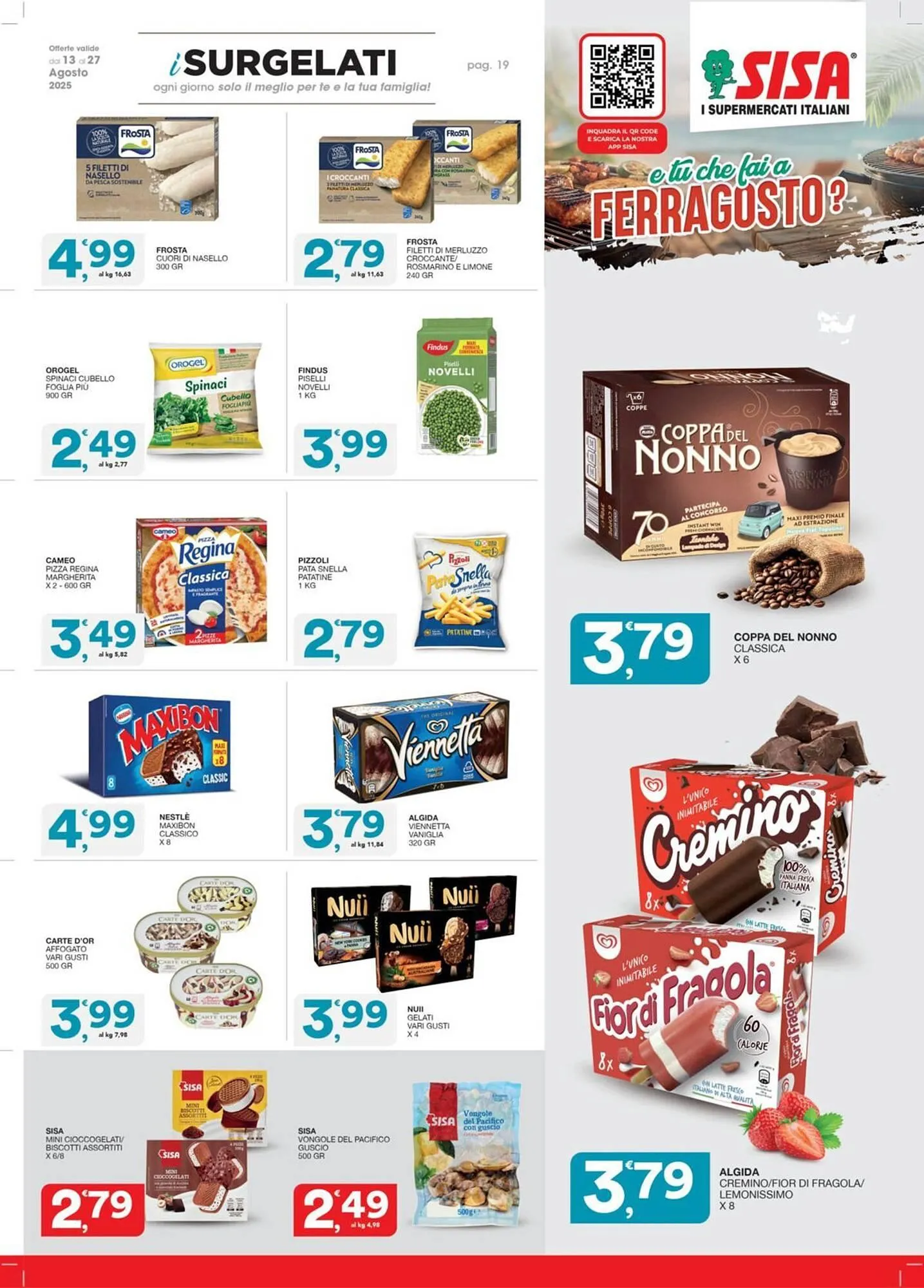 Volantino Sisa da 13 agosto a 27 agosto di 2025 - Pagina del volantino 19