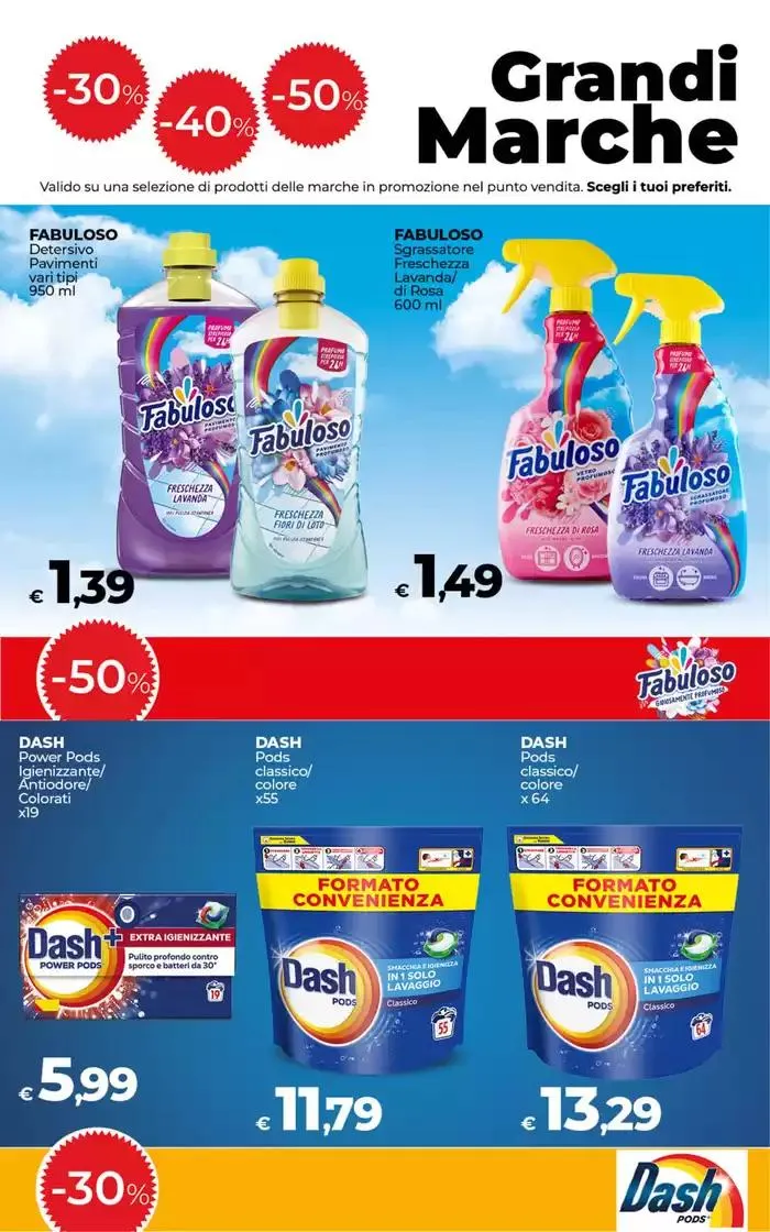 - 30% 40% 50% sulle Grandi Marche da 6 maggio a 19 maggio di 2025 - Pagina del volantino 15