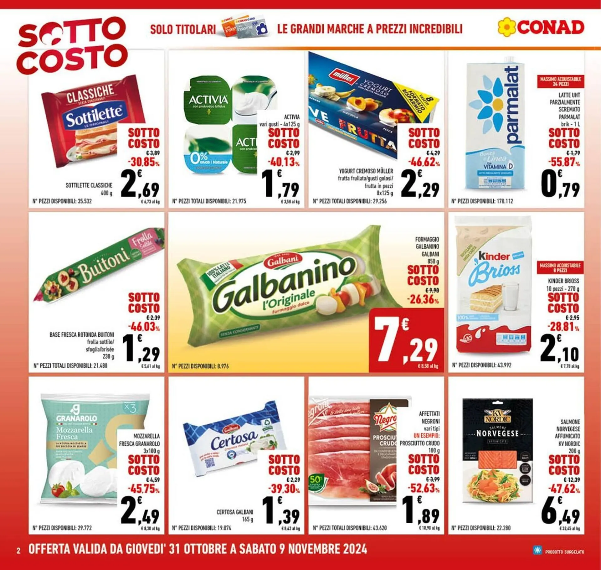 Volantino Conad da 31 ottobre a 9 novembre di 2024 - Pagina del volantino 2