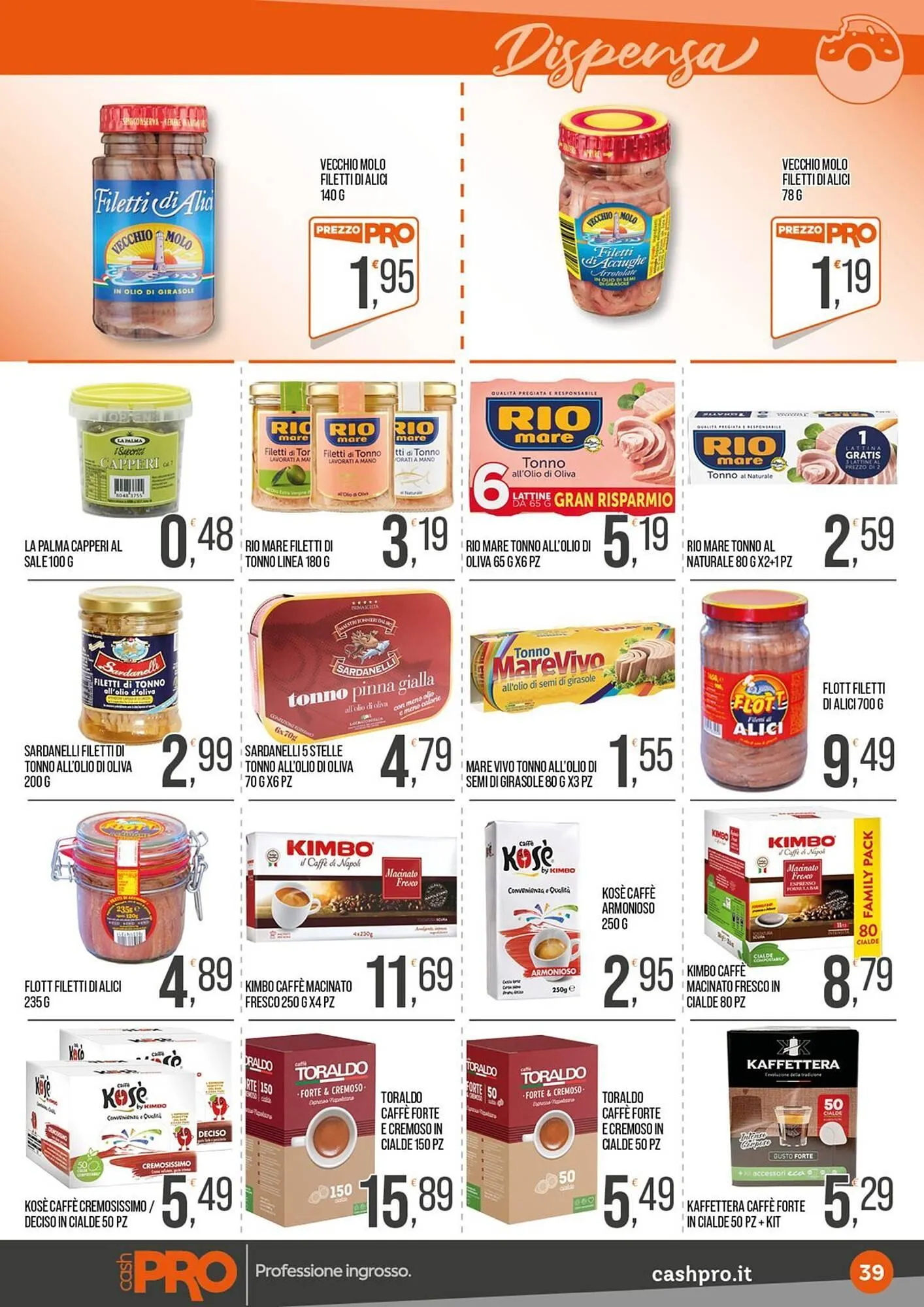 Volantino Cash pro da 15 dicembre a 24 dicembre di 2025 - Pagina del volantino 39