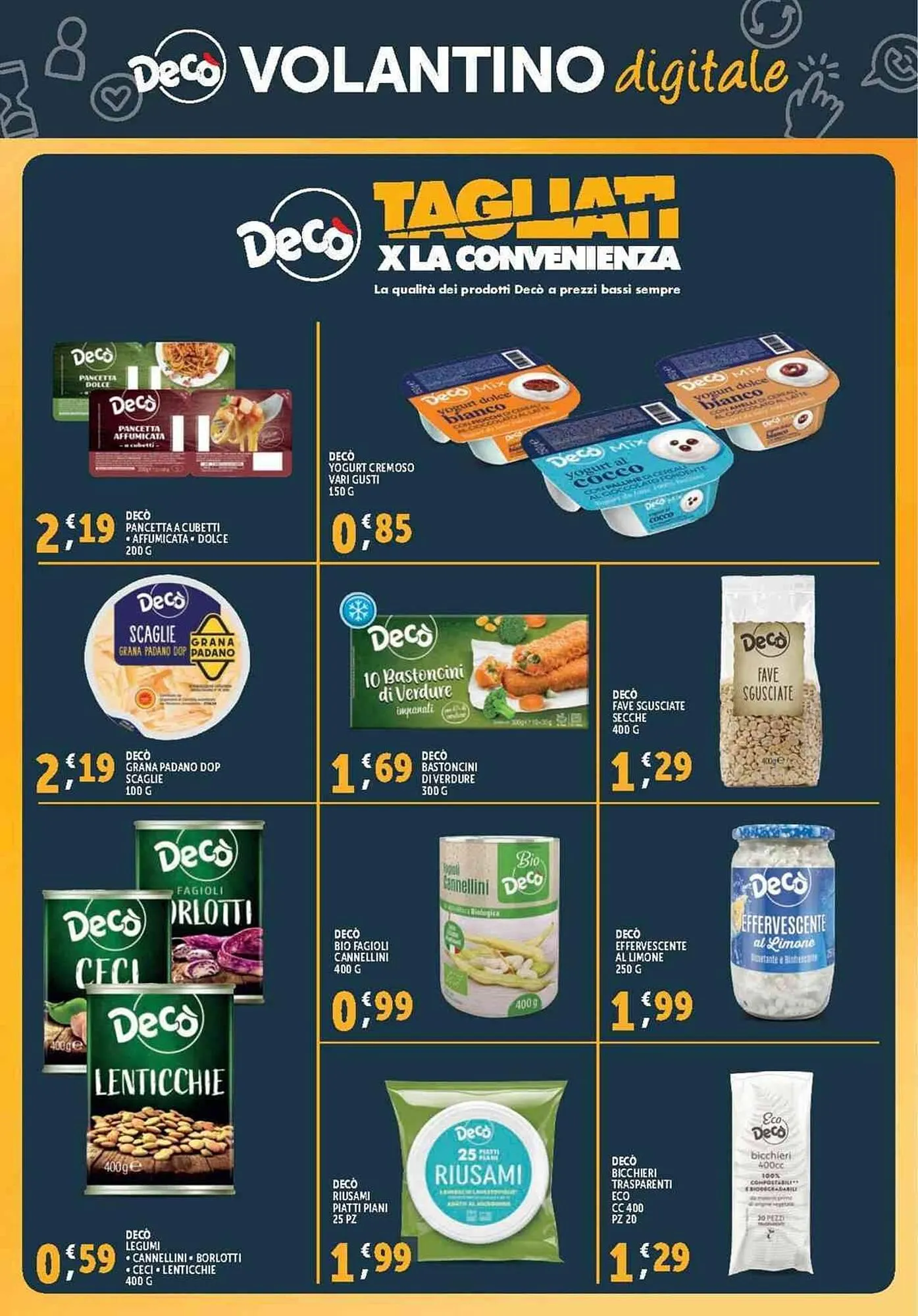 Volantino Deco Supermercati da 6 giugno a 16 giugno di 2025 - Pagina del volantino 33