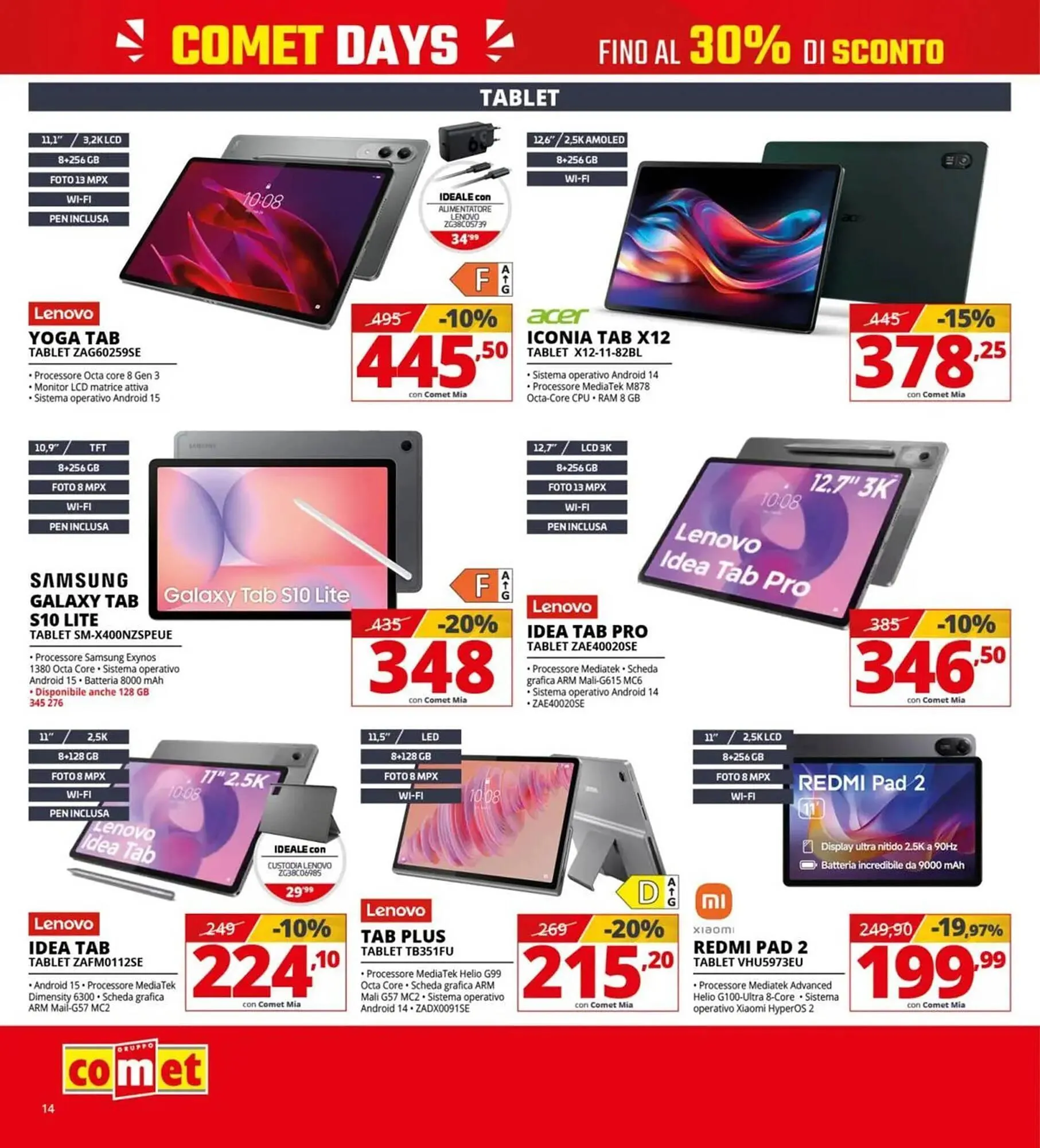 Volantino Comet da 19 marzo a 8 aprile di 2026 - Pagina del volantino 14