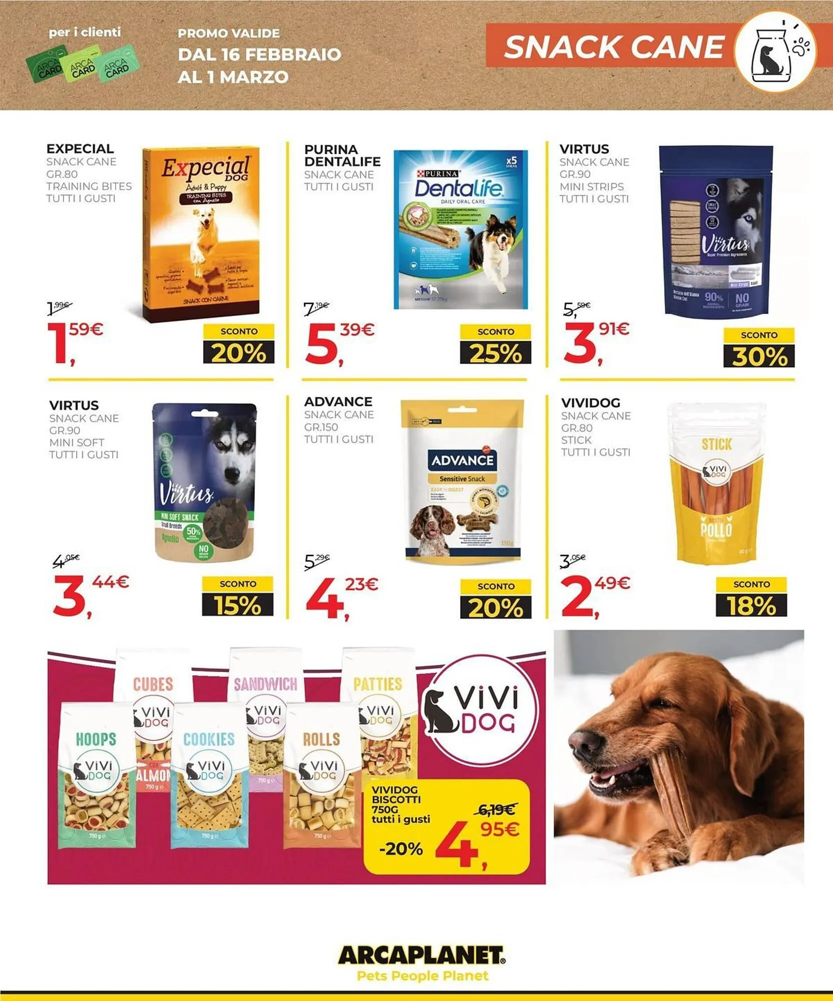 Volantino Arcaplanet da 16 febbraio a 28 febbraio di 2026 - Pagina del volantino 25