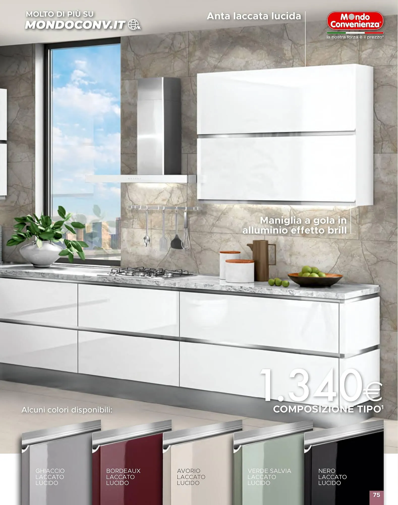 Volantino Mondo Convenienza da 1 aprile a 1 settembre di 2024 - Pagina del volantino 75