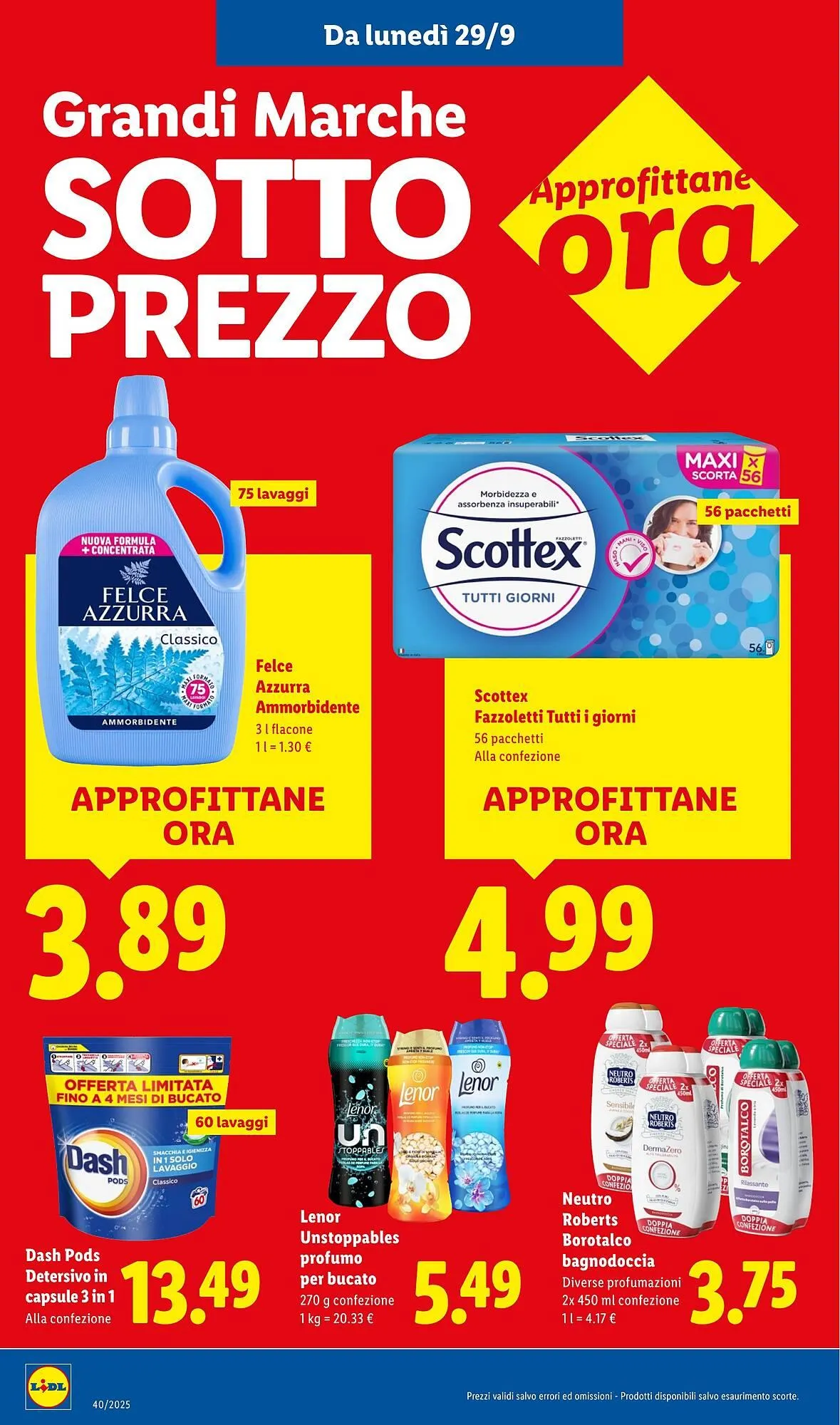 Volantino Lidl da 29 settembre a 5 ottobre di 2025 - Pagina del volantino 10