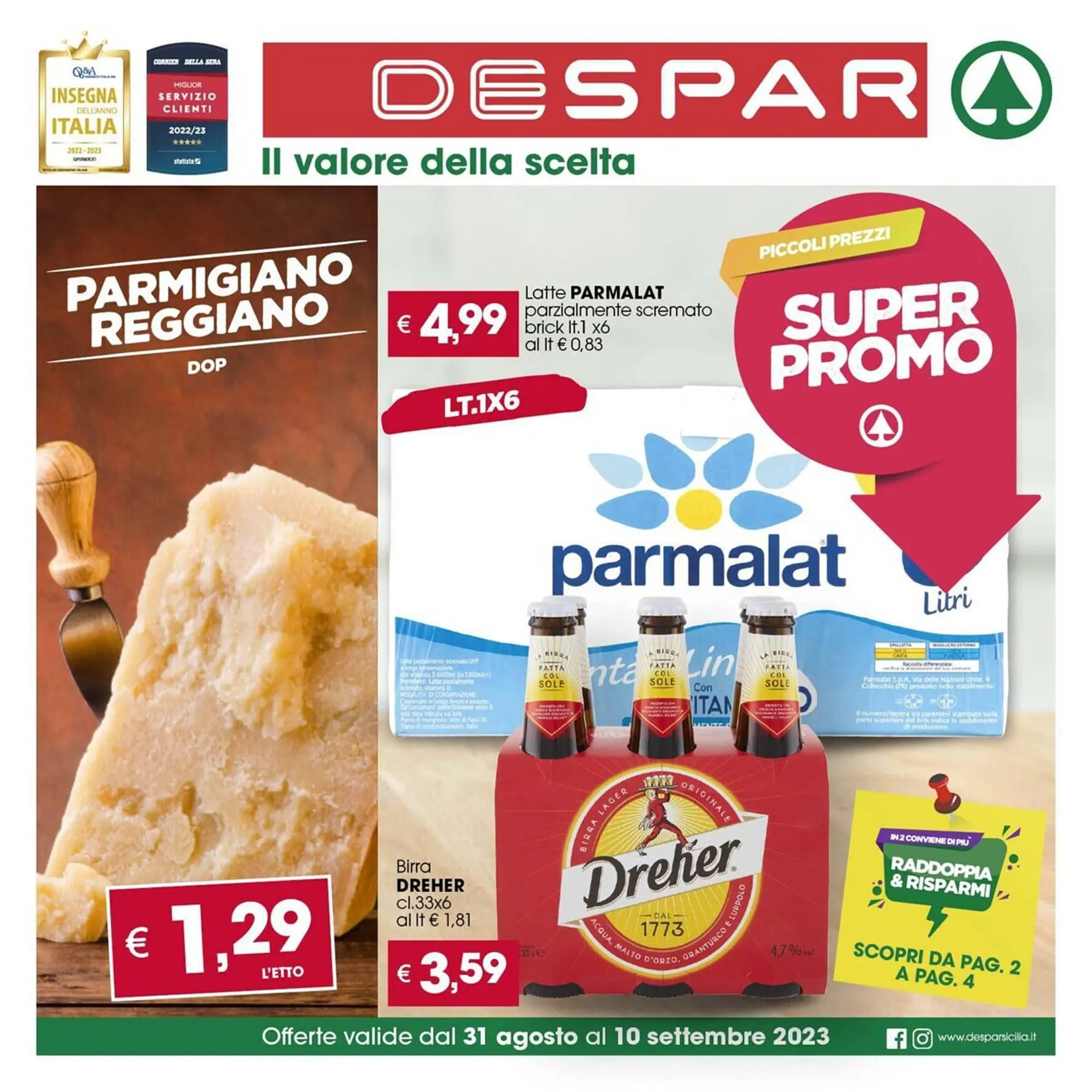 Volantino Eurospar da 31 agosto a 10 settembre di 2023 - Pagina del volantino 1