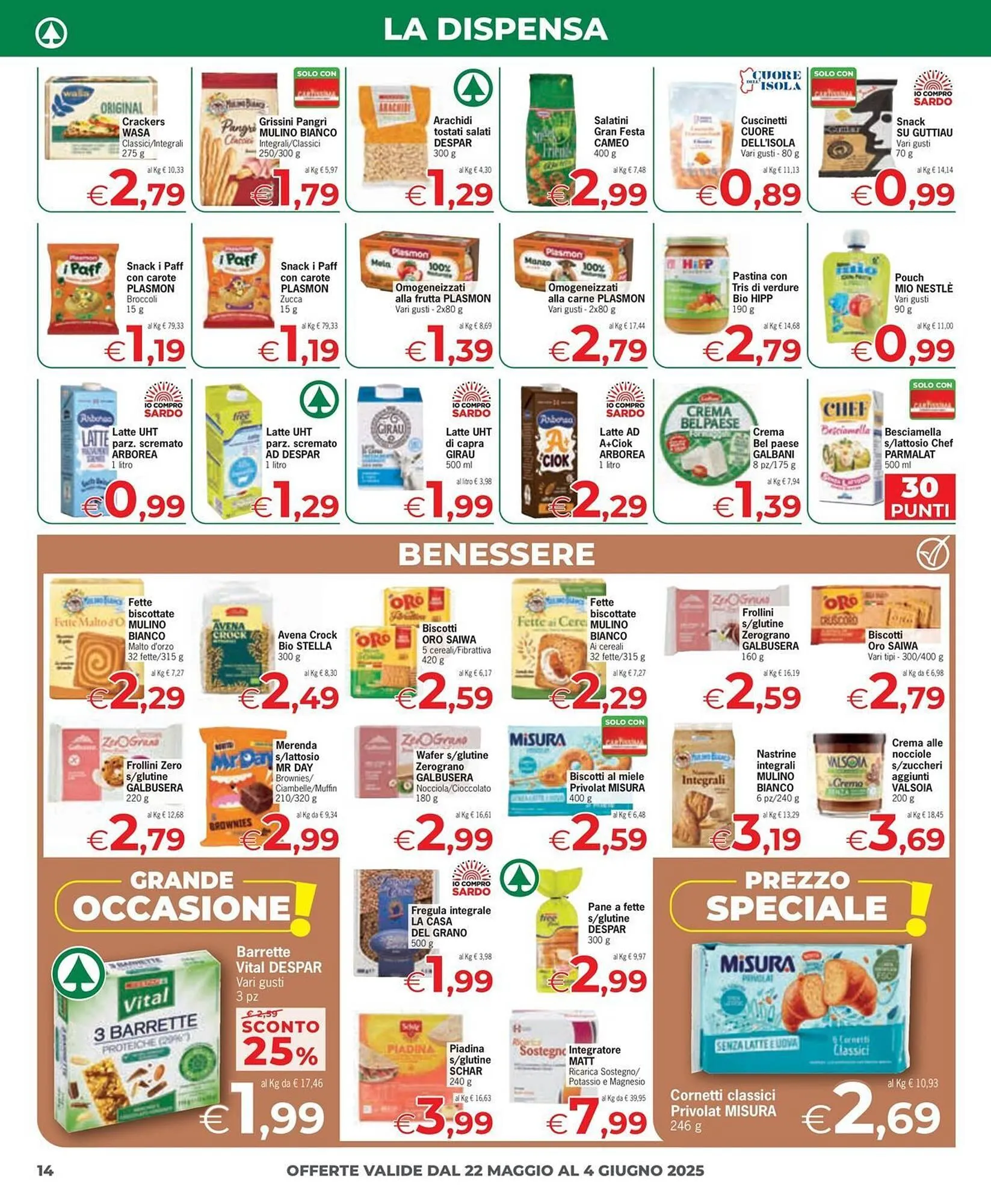 Volantino Despar da 28 maggio a 4 giugno di 2025 - Pagina del volantino 14