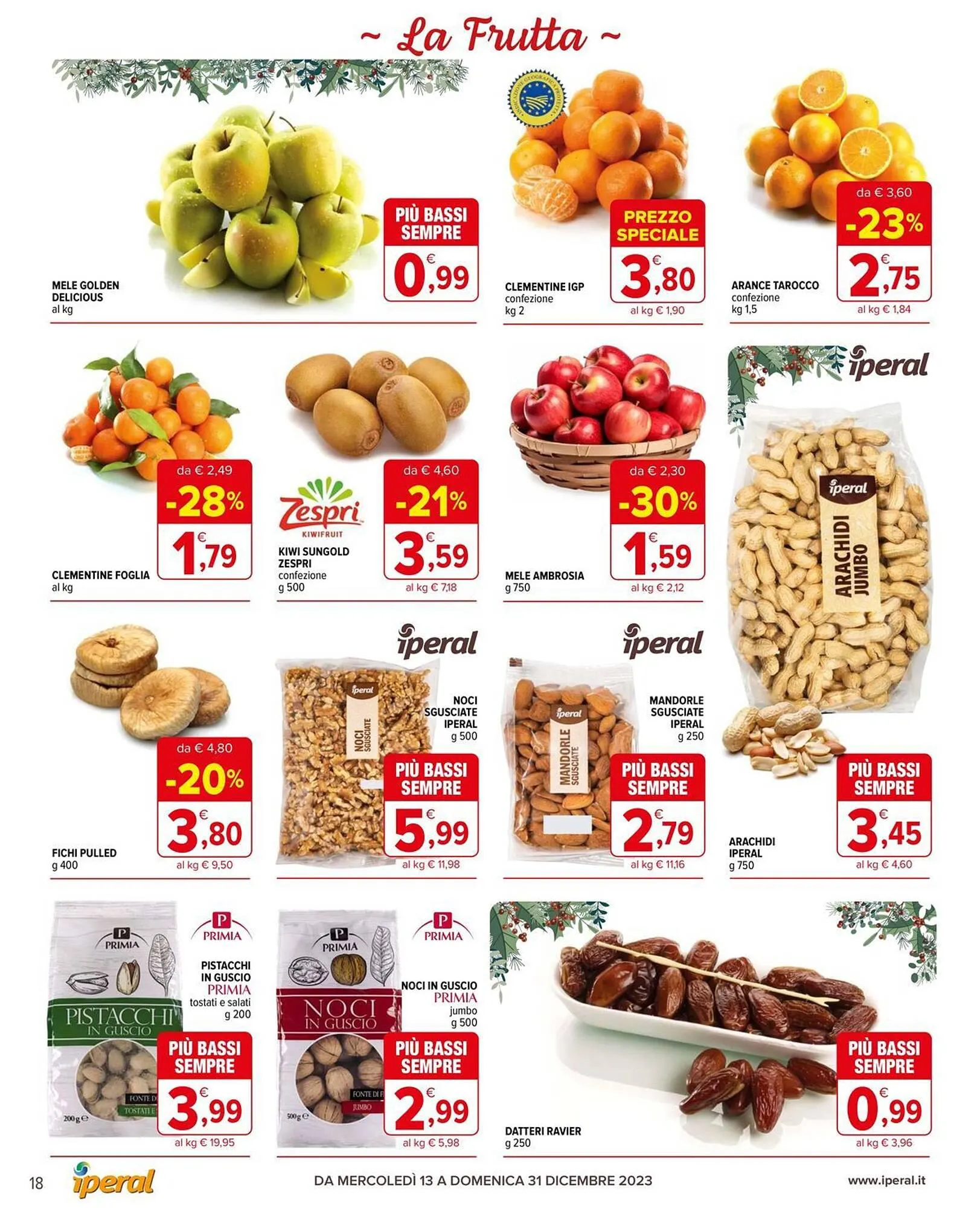 Volantino Iperal da 13 dicembre a 31 dicembre di 2023 - Pagina del volantino 18