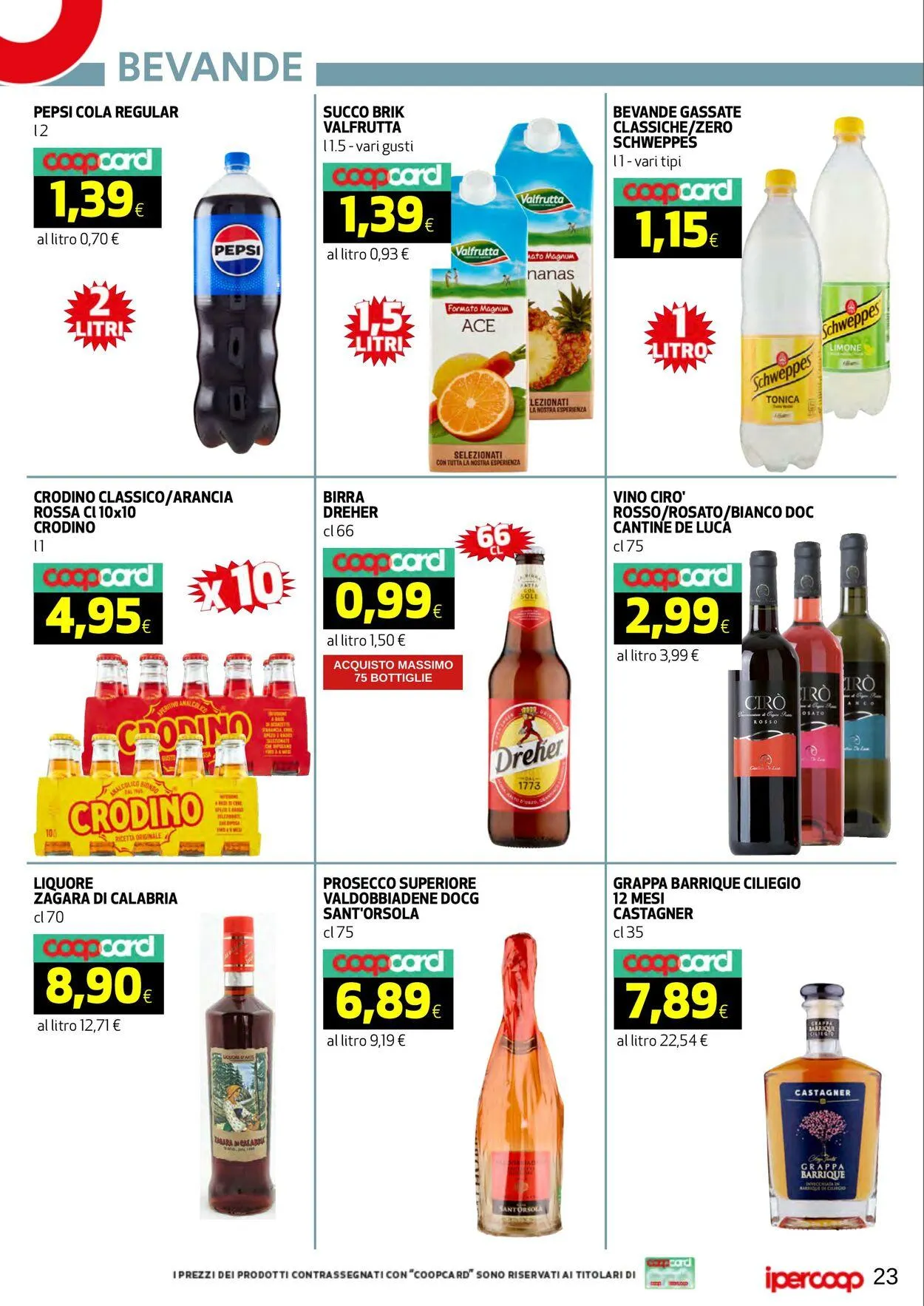 Coop Volantino attuale da 26 settembre a 7 ottobre di 2025 - Pagina del volantino 23