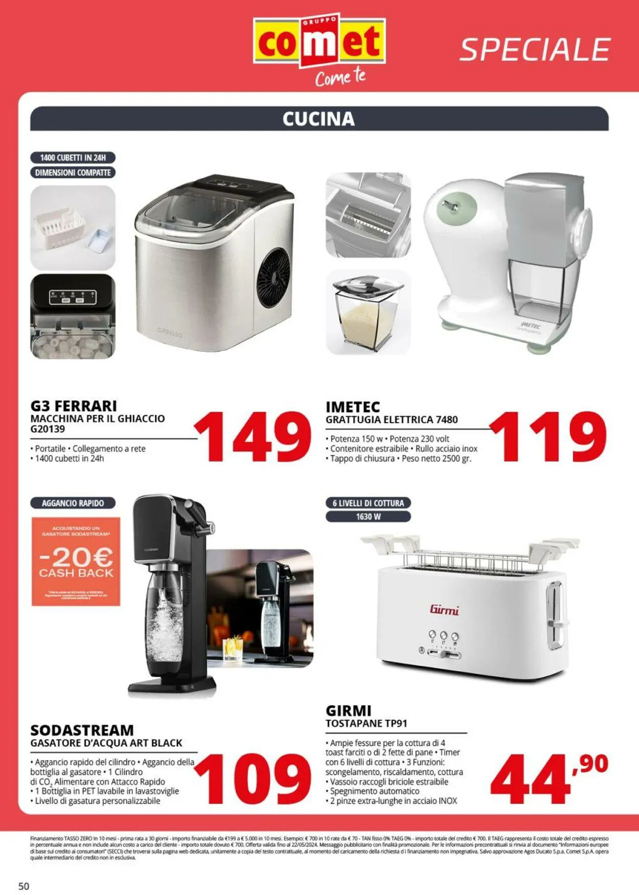 Comet Volantino attuale da 9 maggio a 22 maggio di 2024 - Pagina del volantino 50