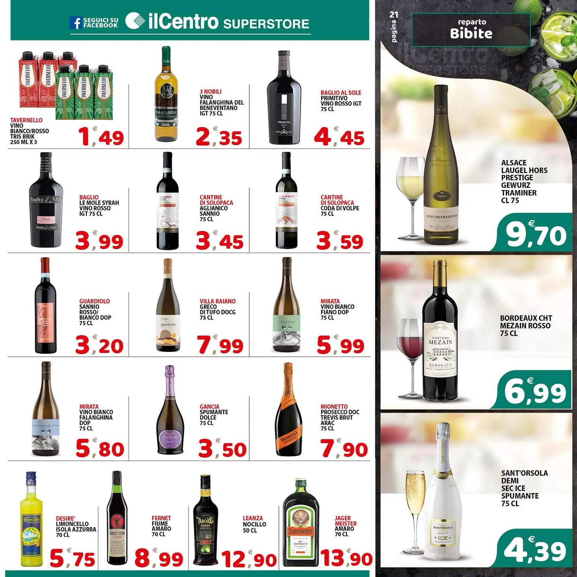 Volantino Il Centro Superstore da 19 marzo a 2 aprile di 2025 - Pagina del volantino 21