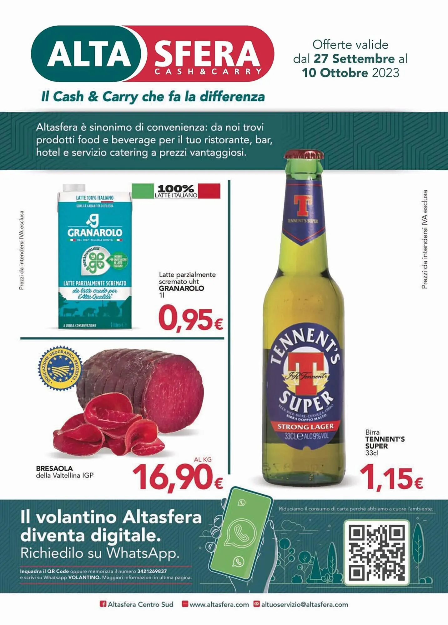 Volantino Altasfera da 27 settembre a 10 ottobre di 2023 - Pagina del volantino 1