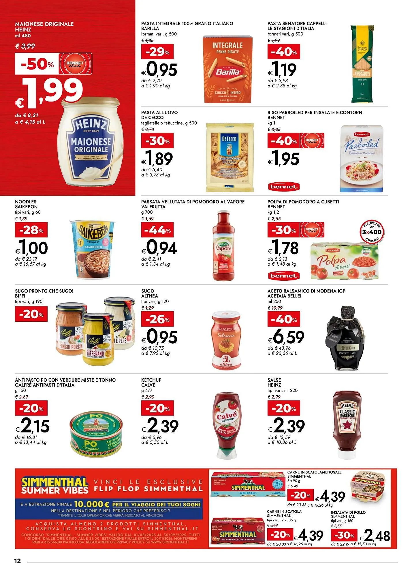 Volantino Bennet da 31 luglio a 13 agosto di 2025 - Pagina del volantino 12