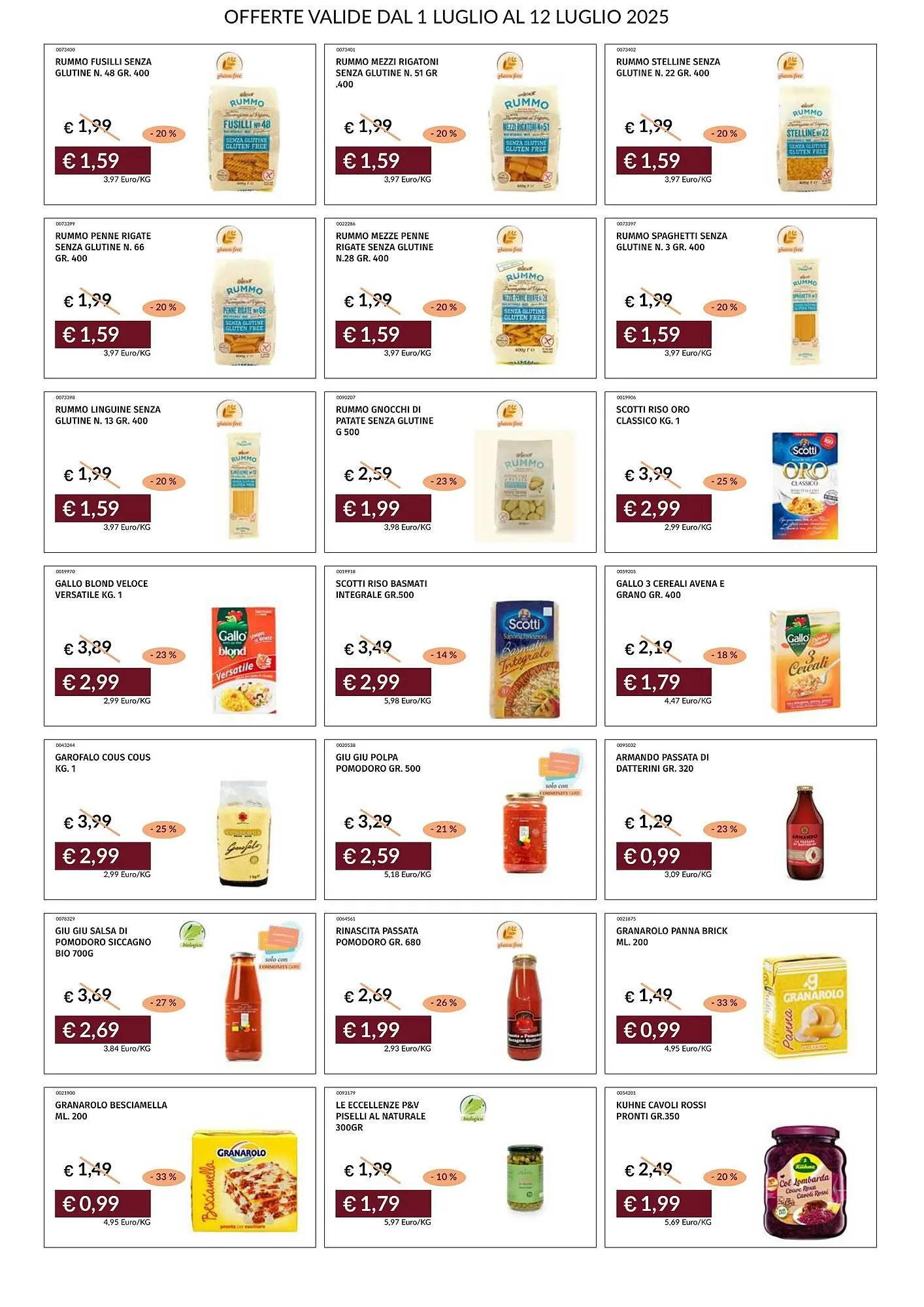 Volantino Prezzemolo e Vitale da 1 luglio a 12 luglio di 2025 - Pagina del volantino 20