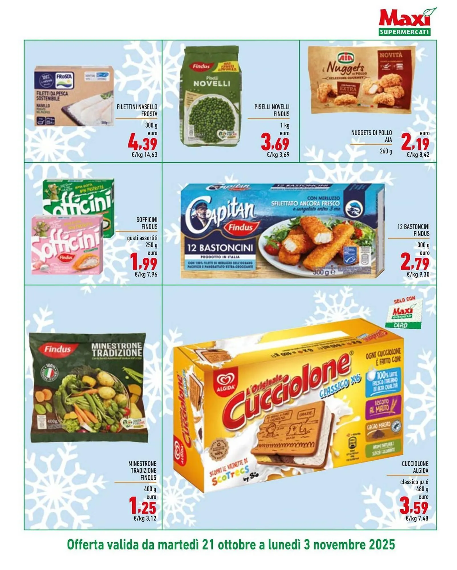 Volantino Maxi Supermercati da 21 ottobre a 3 novembre di 2025 - Pagina del volantino 13