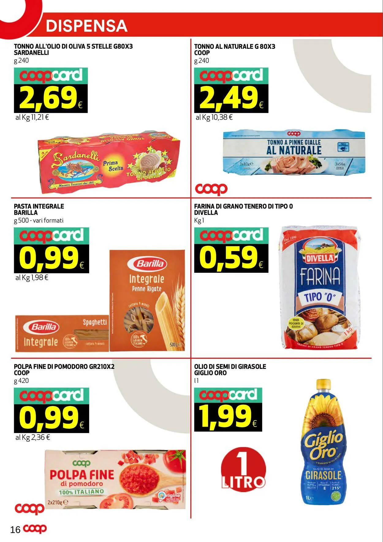 Coop Volantino attuale da 13 ottobre a 22 ottobre di 2025 - Pagina del volantino 16
