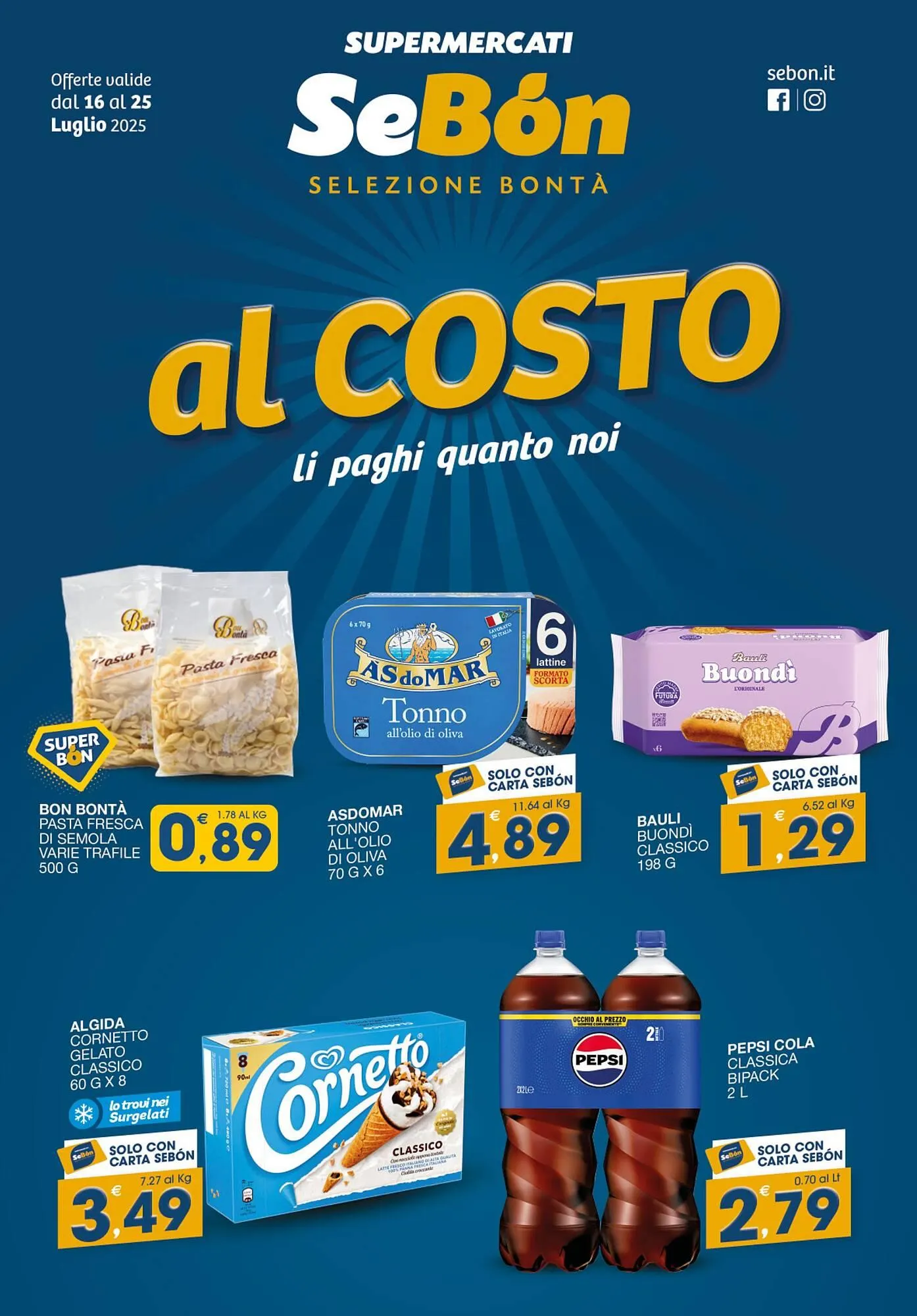 Volantino SeBón Supermercati - 1