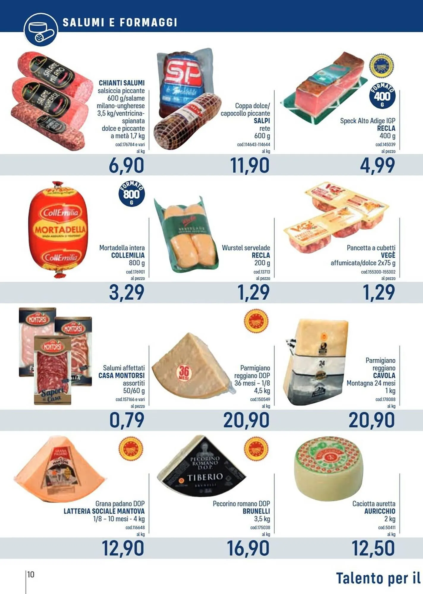 Volantino Talento Professional Store da 22 dicembre a 4 gennaio di 2026 - Pagina del volantino 10