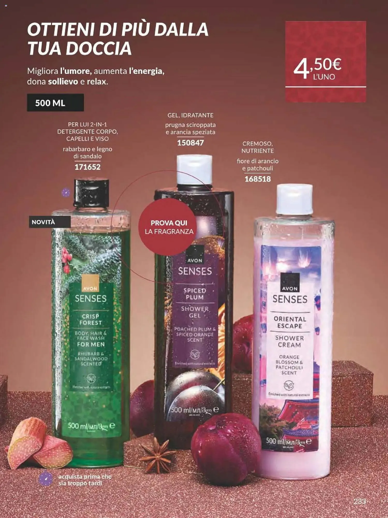 Catalogo Avon da 1 dicembre a 30 dicembre di 2025 - Pagina del volantino 233