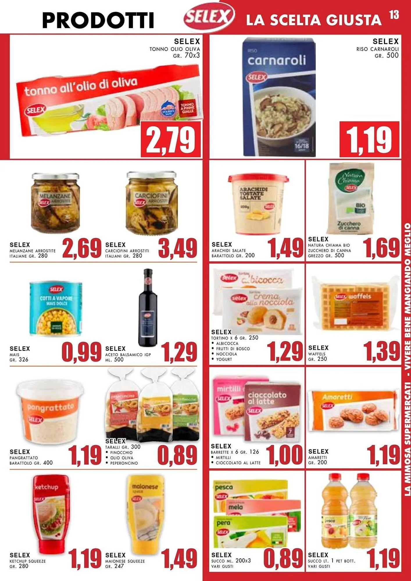 Volantino La Mimosa Supermercati da 13 maggio a 26 maggio di 2024 - Pagina del volantino 13