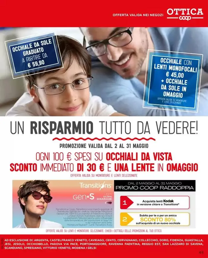 Grandi marche 30% 40% 50% da 8 maggio a 21 maggio di 2025 - Pagina del volantino 43