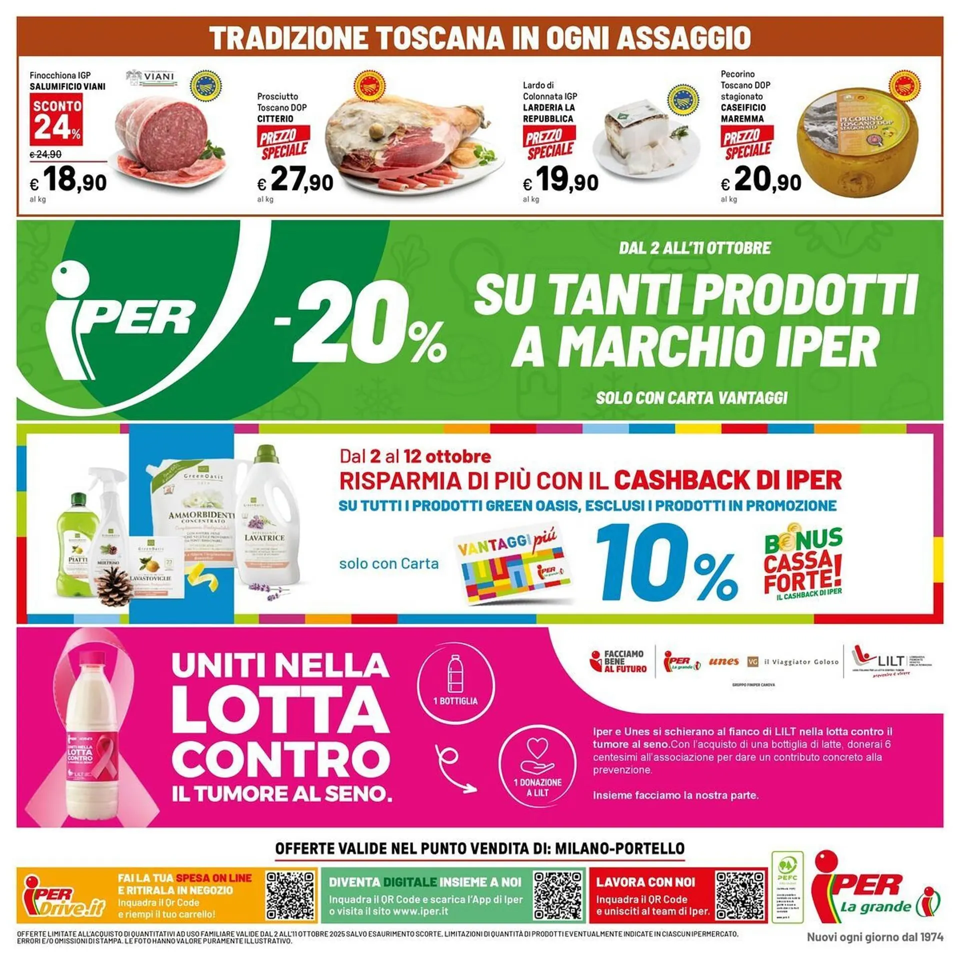 Volantino Iper La Grande da 2 ottobre a 11 ottobre di 2025 - Pagina del volantino 40